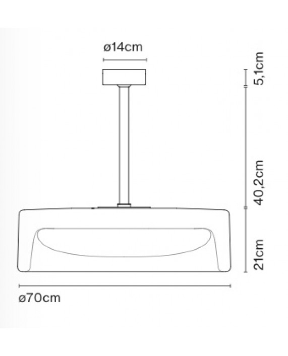 Marset Ringo Stem Ceiling Lamp